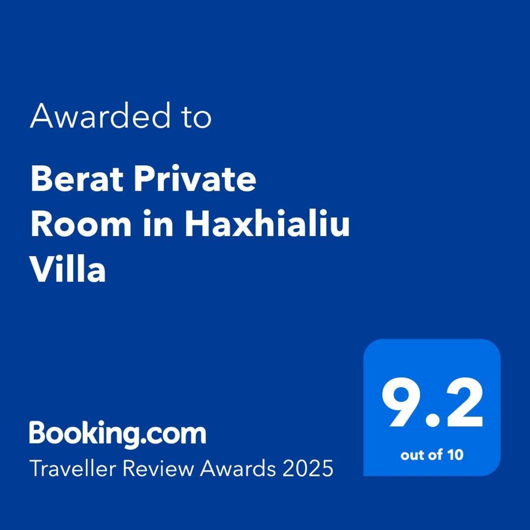 Berat Private Room In Haxhialiu Villa Eksteriør billede